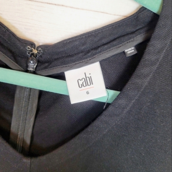 CAbi CLAIRE BLACK MIDI DRESS, SZ 6 - Picture 5 of 14